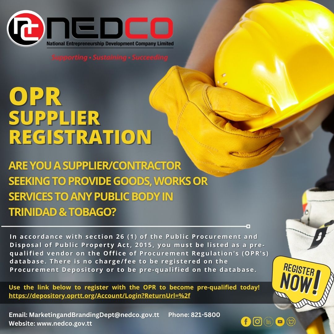 OPR Supplier Registration